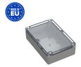 Plastic Enclosure with Clear Lid Universal 210x140x60mm Light Grey ABS / Polycarbonate IP65 / IK07